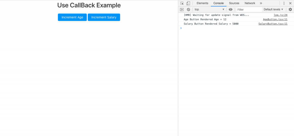 CallBack example