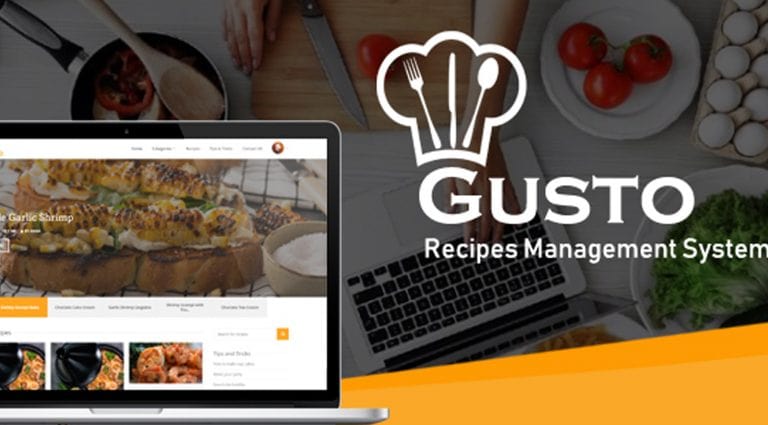 This image indicates recipes management system.