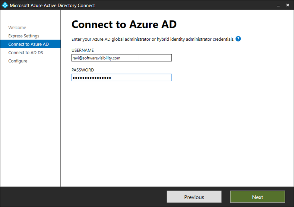 Connect to Azure AD