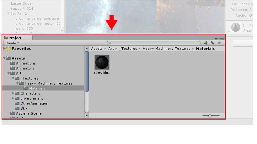Project Window in Unity