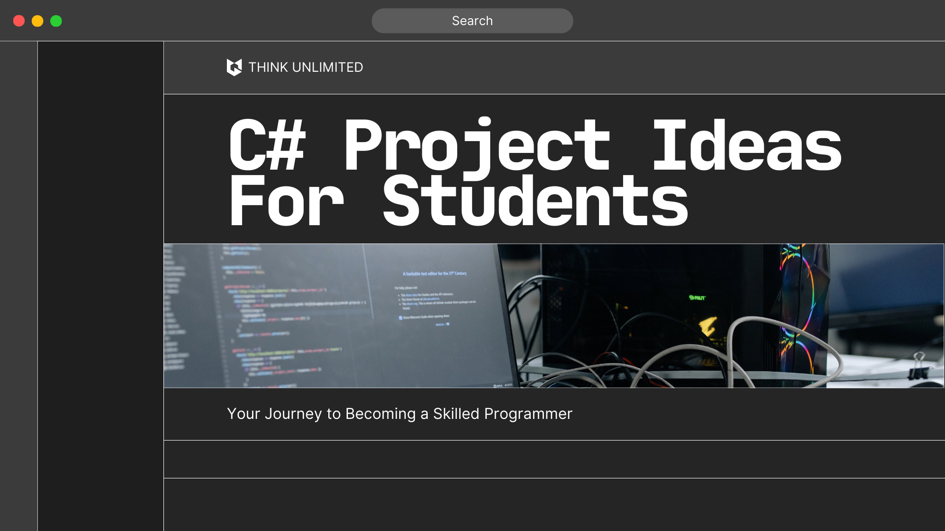 C# Project Ideas for Students